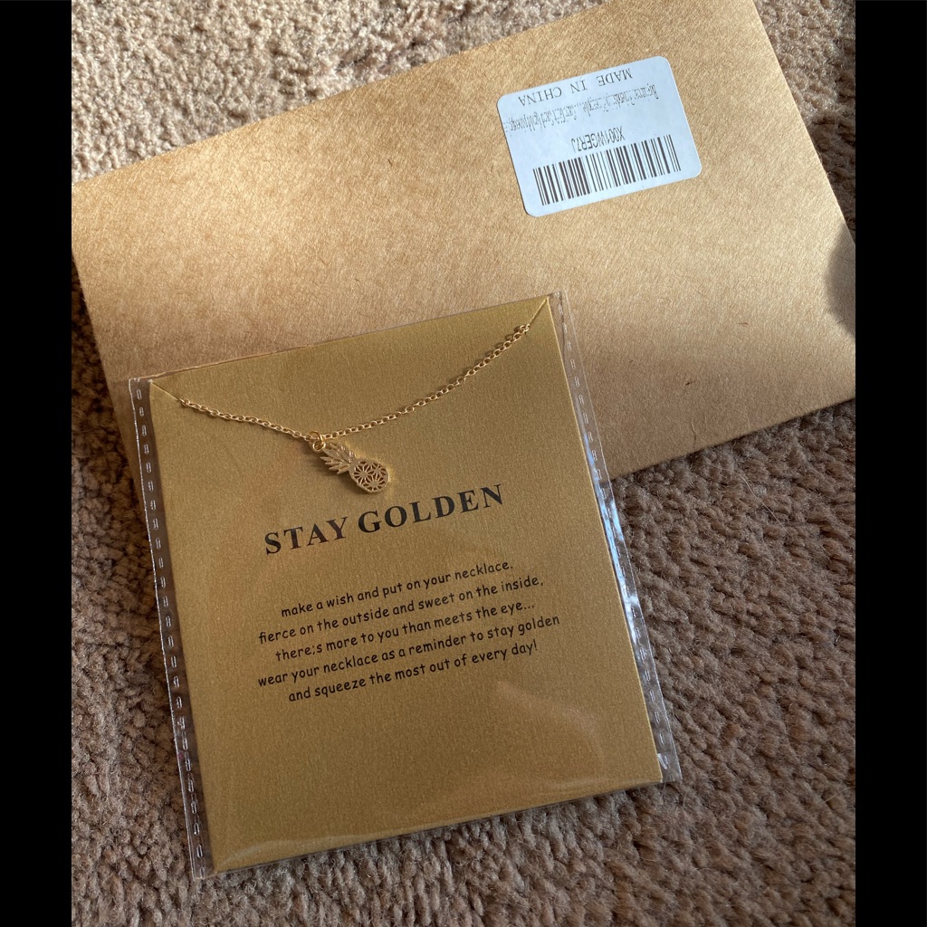 Gold Pineapple Necklace